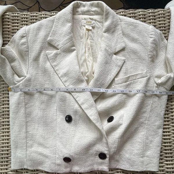 Maeve Cropped Double Breasted Blazer large workwear glamorous power holiday‎ - Image 10