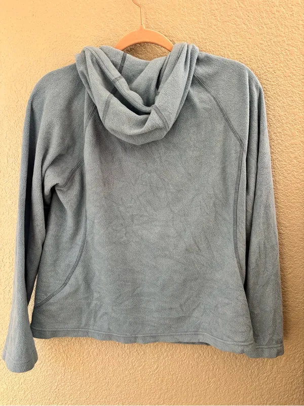 The North Face Women's Dusty Blue Full-Zip Teddy Fleece Jacket - Image 3