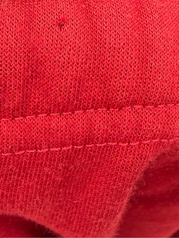 SKIMS Fleece Jogger Sweatpants Women Large Red Cotton Blend Lounge Pants - Image 8
