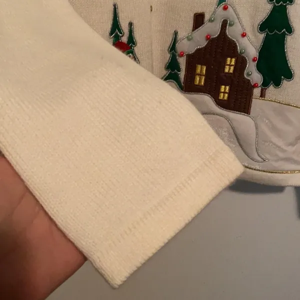 Jolly Sweaters Christmas Sweater Size L - Image 4