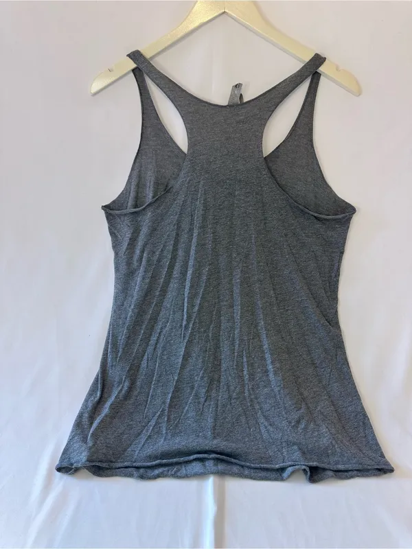 Gray Nashville Music City Racerback Tank Top - Image 2