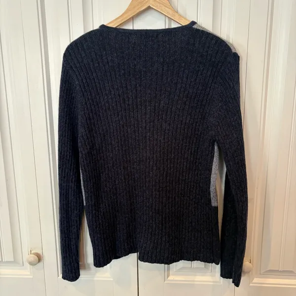 Dress Barn Christmas Zip Up Sweater‎ Size XL - Image 2