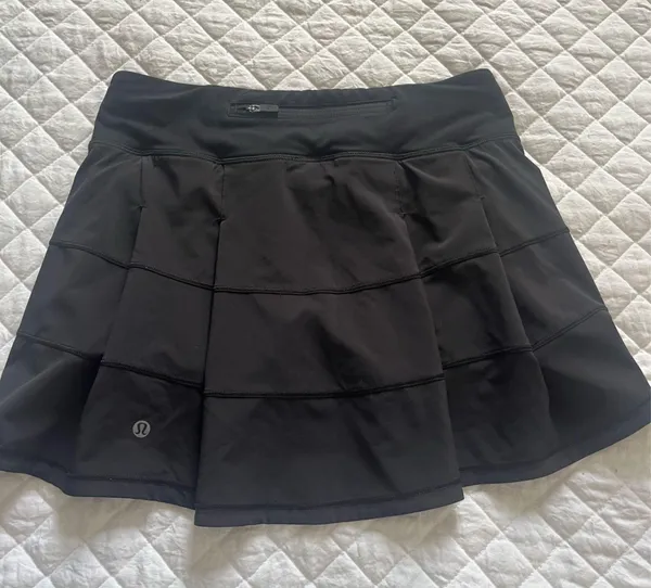 Lululemon Pace Rival Skirt Stretch 13” Black Sz 4 (Tall) Swift Luxtreme - Image 3