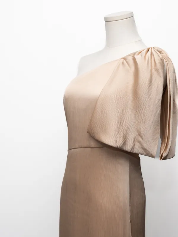 Sachin & Babi - Chelsea Crinkle Satin‎ One-Shoulder Gown - Image 7