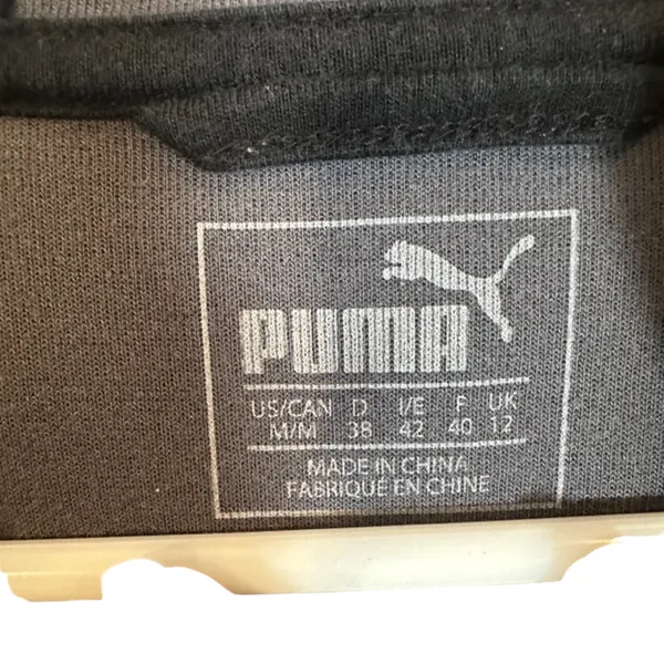 Puma Gray Full Zip Hooded Cozy Cotton Blend Athletic Casual Jacket Women Sz M - Image 7