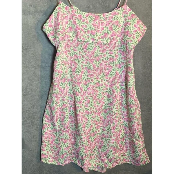 Zara Floral Mini Floral Coquette Preppy Dress‎ Romantic size Large - Image 6