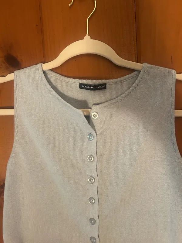 Brandy Melville Light Blue Tank - Image 2