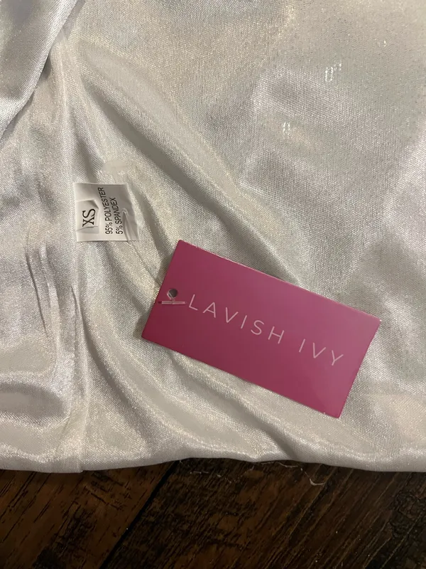 Silver Sequin Dress lavish ivy - Image 5