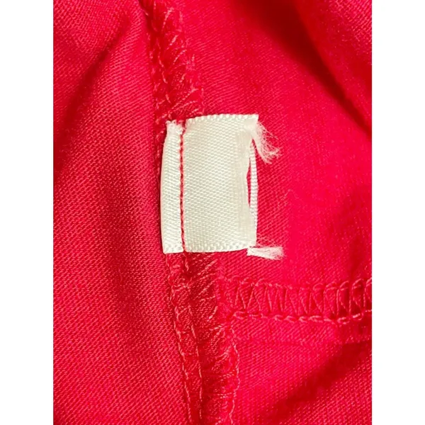 Free People Beach Drew Tee Dress Barbados Cherry Red Twist Sleeve Midi Sz Small - Image 10