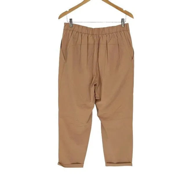 Lululemon Athletica Womens Four Way Stretch High‎ Rise Trouser Beige Size 10 NWT - Image 5