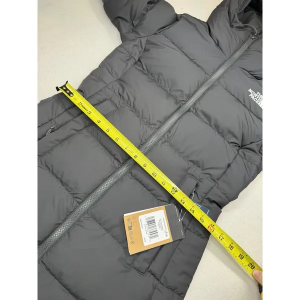 The North Face Womens Gotham Parka 600 Down Hooded Grey NWT Size XS $270 MSRP - Image 13