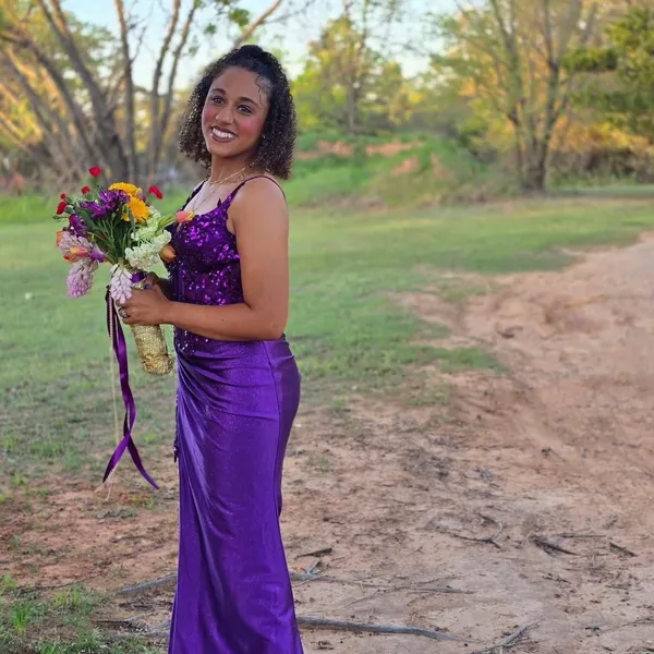 Source Unknown Women's Purple Dress - Image 2