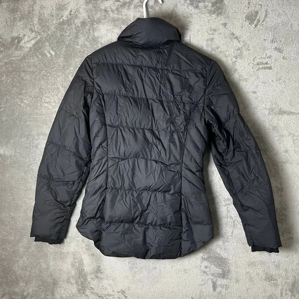 Athleta Downtown Quilted Puffer Jacket Black Size XS 550-Down‎ Fill - Image 4