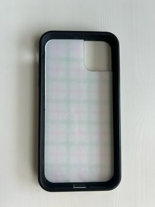 Pink and green plaid wildflower case - Image 2