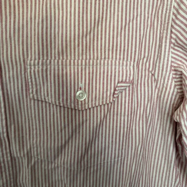 J Crew Classic Red Striped Button Down Shirt - Image 5