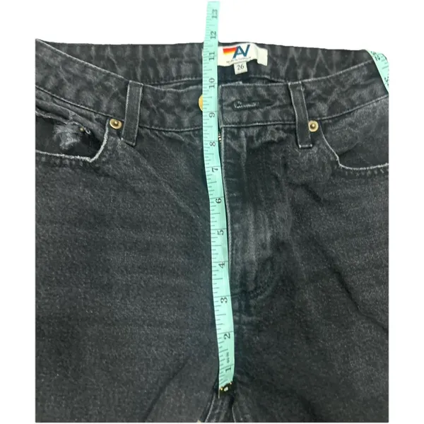Aviator Nation Mid Rise Canyon Jean in Vintage Black Size: 27 - Image 12