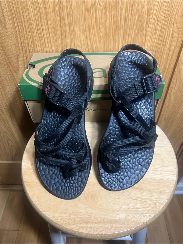 Chacos Black Adjustable Strap Sport Sandals - Image 2