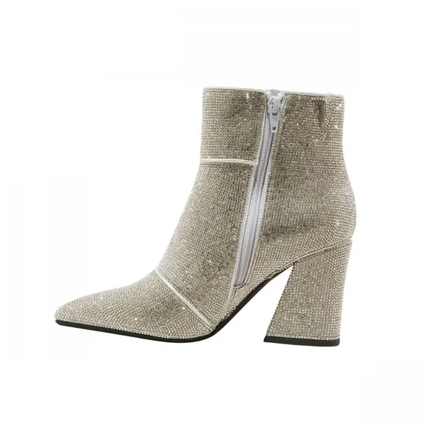 NWT a new day Womens Cailin Ankle Boots 90511490 Silver Gray 6.5M - Image 2