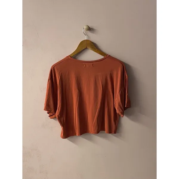 Urban Outfitters Rust Boxy Fit Cropped Tee Size XS - Image 4