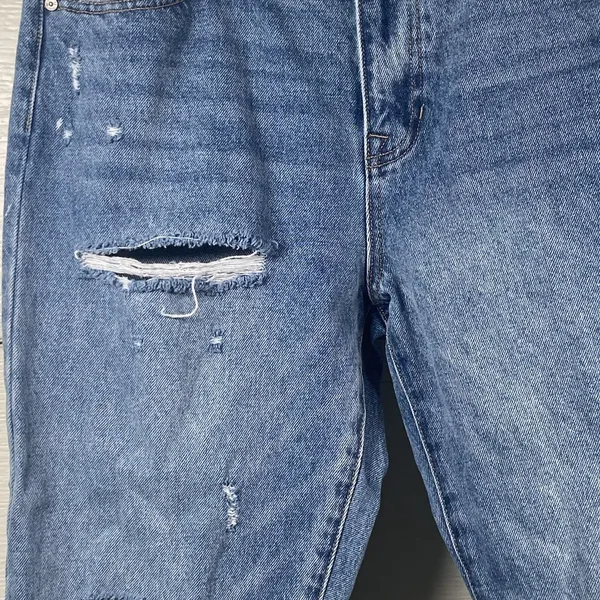KanCan Michelle High Rise Slim Straight Jeans Size 9/28 Actual 31x27 Distressed - Image 6