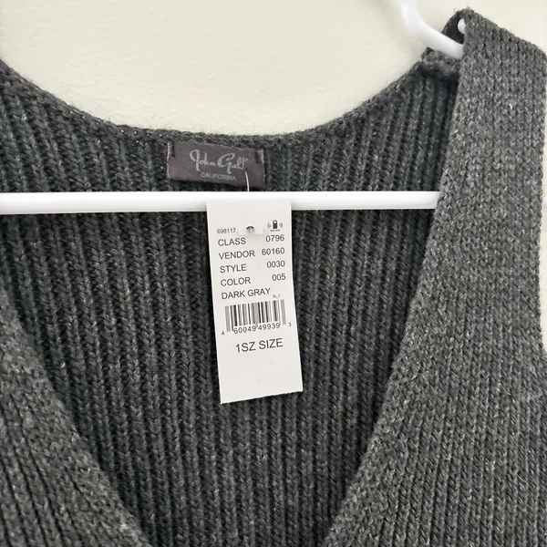 john galt/brandy melville dark grey sweater vest - Image 5