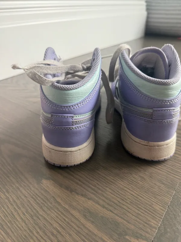 Air Jordan Blue/purple mid Nike - Image 9