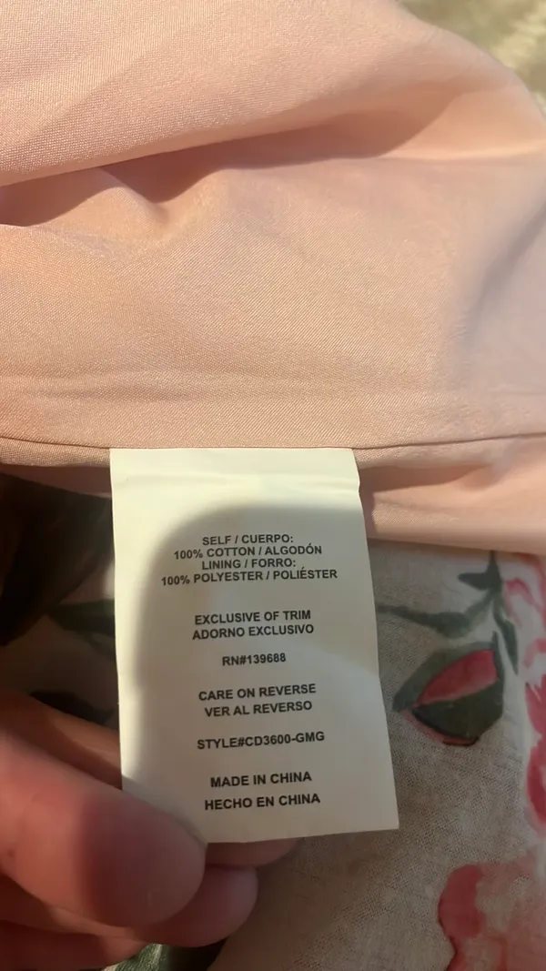 Pink Eyelet Sundress Size M - Image 4