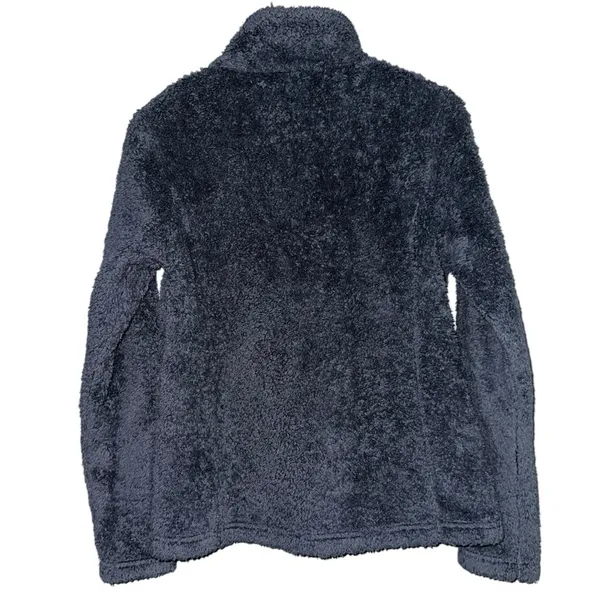 Patagonia Women's S Smolder Blue Gray Los Gatos 1/4-Zip Sherpa Fleece Pullover - Image 3