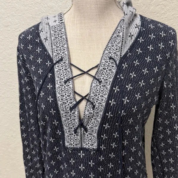 FREE PEOPLE Intimately Navy Pullover Size Small - Image 16