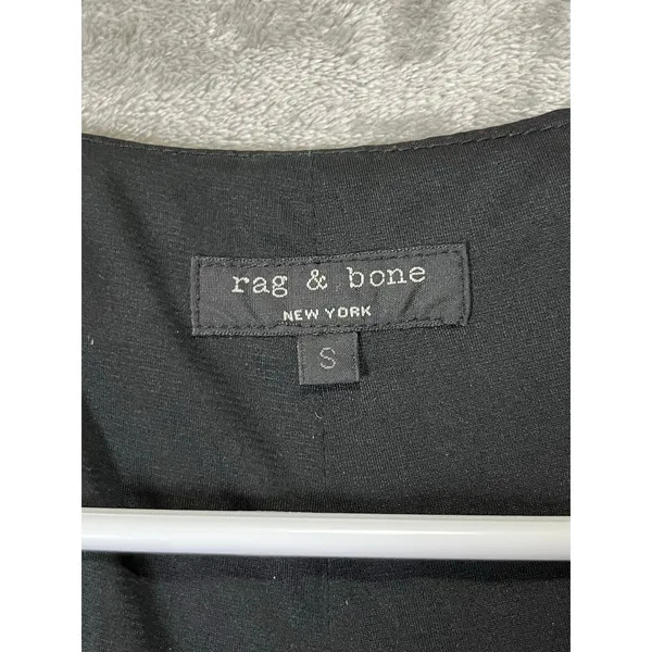 Rag & Bone Silk Racerback Tank Top Women’s Small Purple Abstract Print Y2K Indie - Image 5