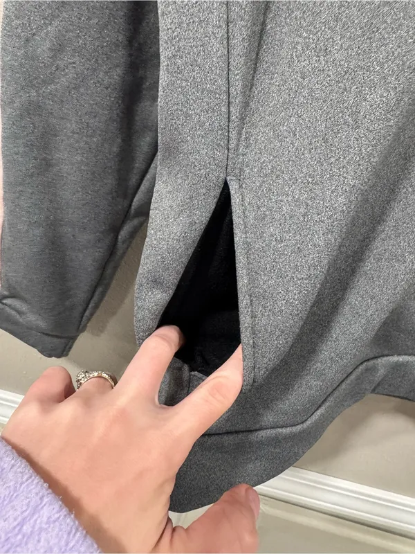 Nike Therma Crewneck Gray and Peach - Image 2