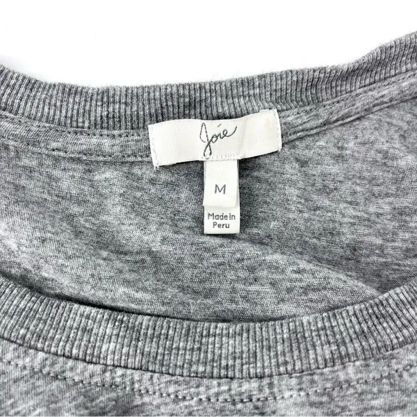 Joie Lamisa Cap Sleeve T-Shirt Dress Heather Grey Medium‎ - Image 6