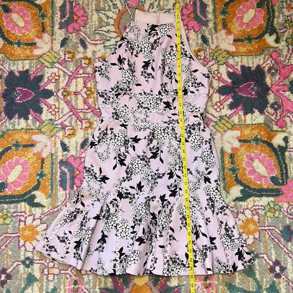 Keepsake x Revolvr Cherished Floral Mini Dress in Lilac Floral New Size Small - Image 13