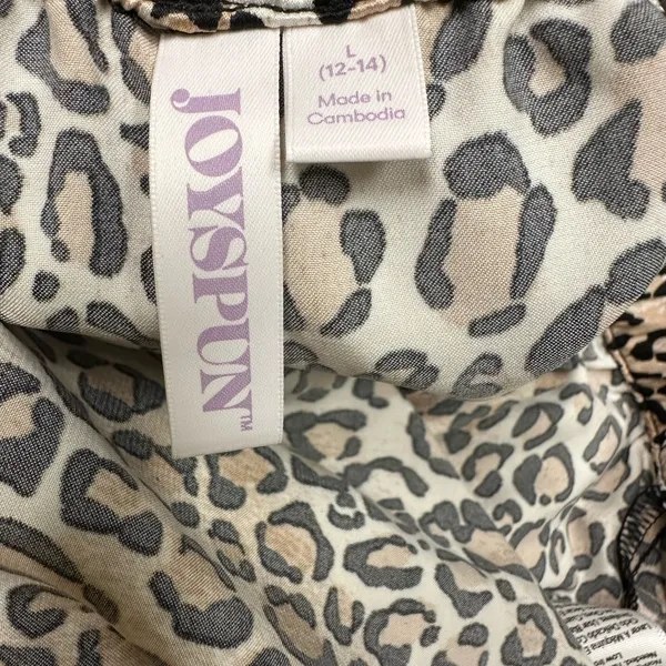 Leopard print satin shorts‎ style for Coachella or Stagecoach Large - Image 3