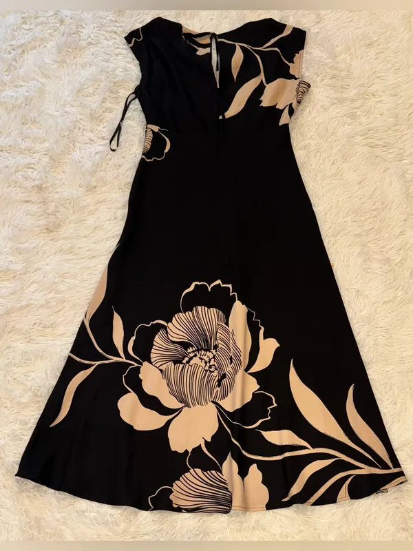 NEW Donna Karan New York Floral Print Midi Dress sz 8 - Image 8