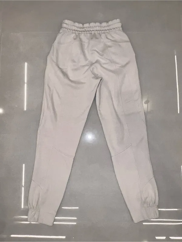 Lululemon Brushed Softstreme Ribbed High-Rise Jogger White Opal - Image 8