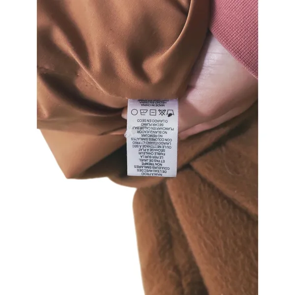 Greylin Anthropologie Brushed Wool Long OverCoat Womens XS Brown Quiet Luxury - Image 6