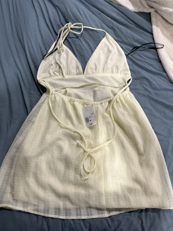 Forever 21 Off-White Dress - Image 2