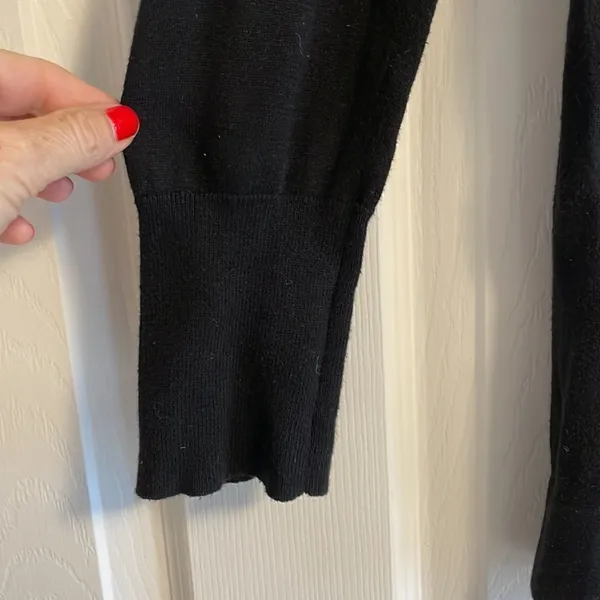 J. Crew Factory Black Cardigan Long Sweater - Image 4