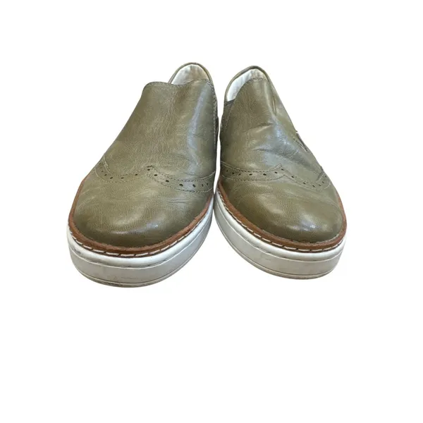 Ugg Womens Green Leather Slip-On Loafers Shoes Size 8 SKU8133 - Image 10