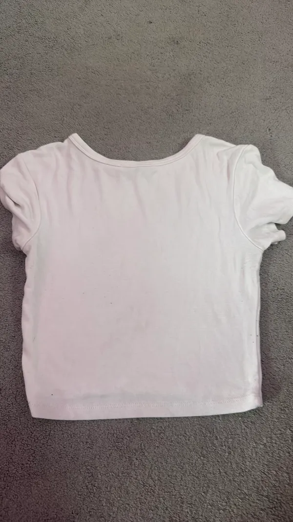 White Zara baby tee - Image 2