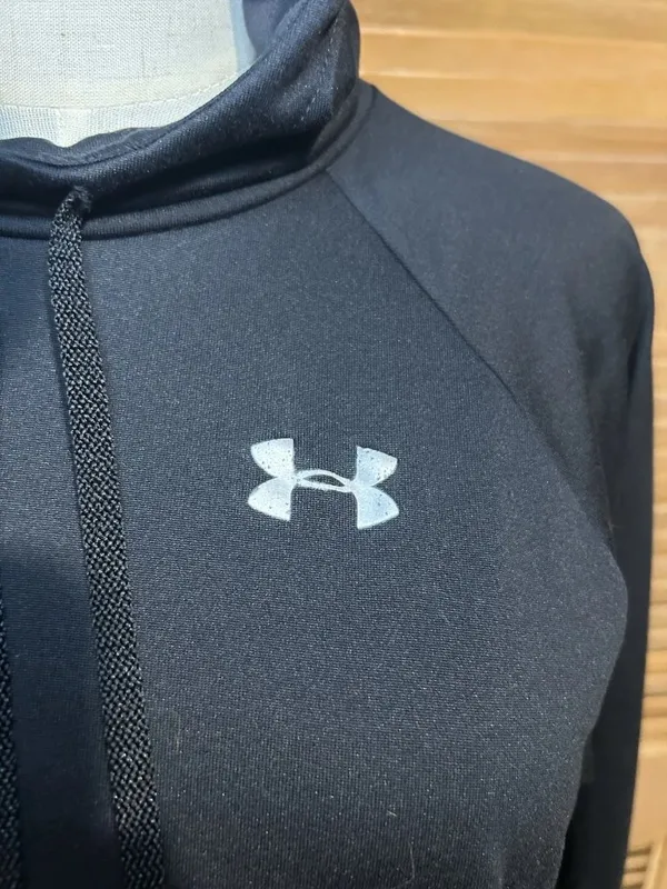 Under Armour Heat Gear Pullover Hoodie Women’s Black Size L - Image 5