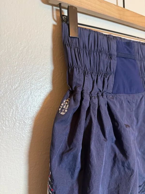 Free People Movement‎ Way Home Shorts Navy Embroidered - Image 3