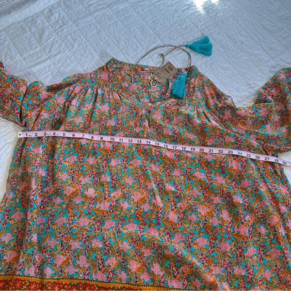 Natural Life Dara V-Neck Long Sleeve Tunic Dress NWT Medium - Image 6