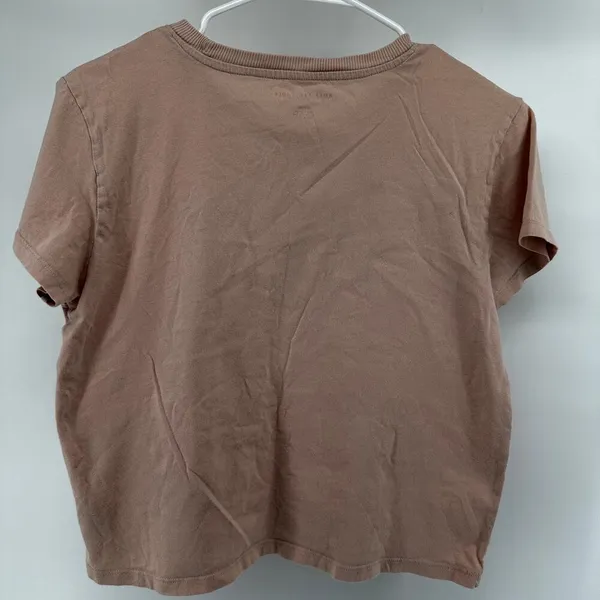 American Eagle Alien Tourist T-Shirt Desert Cactus Crewneck Short Sleeve Pink S - Image 7