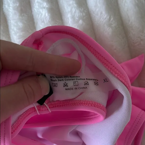 NWT Lillusory One-Shoulder Pink Swimsuit - Image 6