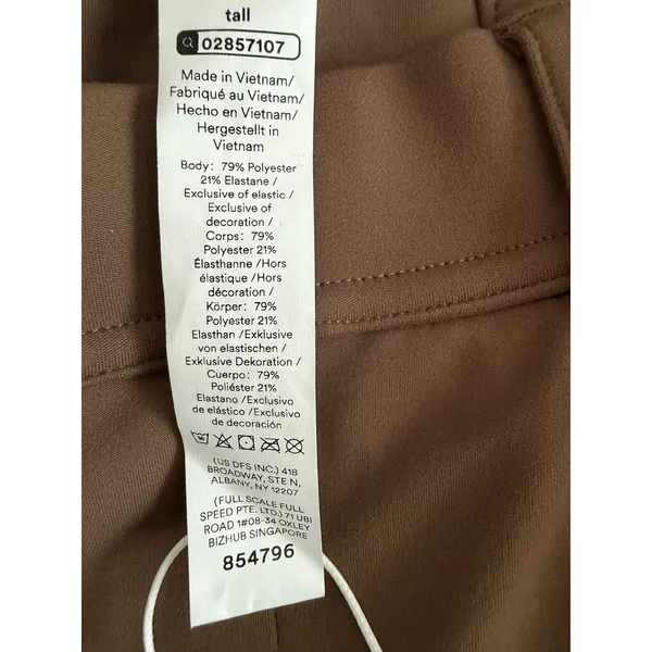 Halara Flex DayStretch High Waisted Pocket Straight Leg Work Pants Small Tall - Image 13