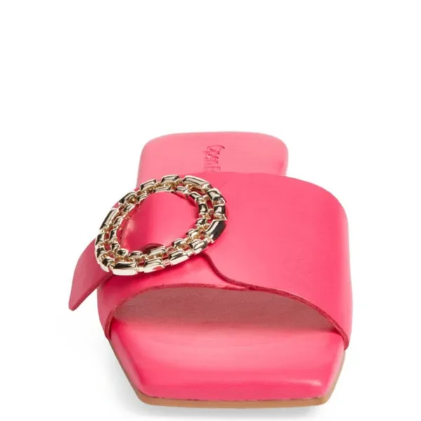 NEW OPEN EDIT X Nordstrom Lely Slip On Slide Sandal In Pink Rouge - Image 5