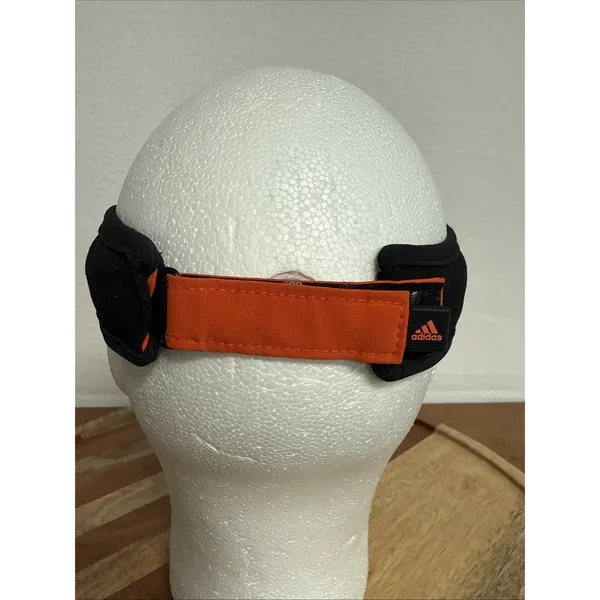 Adidas Hat Women's Adizero Hook & Loop Adjustable Orange/Black Visor ClimaCool - Image 4
