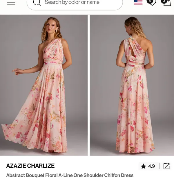 Azazie Bridesmaid Dress - Image 4